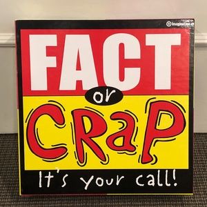 FACT OR CRAP IT'S YOUR CALL! BOARD GAME - NEVER USED